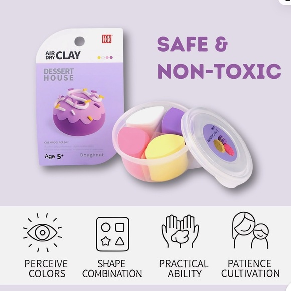 OUFOR Air Dry Clay Kits - Multi-themes, Cute DIY Kit with Tools, Gift for‎ Kids - Picture 4 of 8